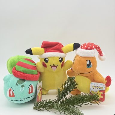 Weihnachten mit Bisasam, Pikachu, Glumanda